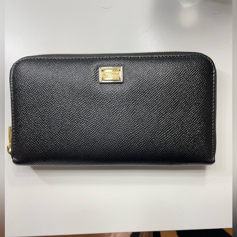 DOLCE AND GABANA BLACK WALLET